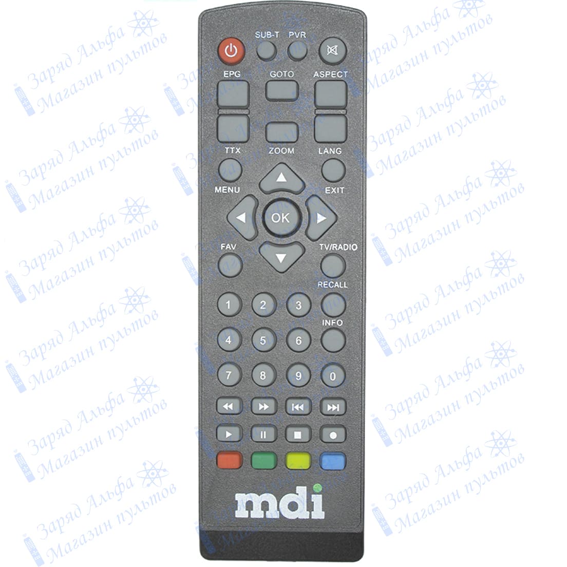 Пульт к MDI DBR-801 для цифровой приставки ресивера DVB-T2 
