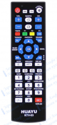 Пульт универсальный Huayu RTV-03 ver.02 для ЭЛТ телевизоров