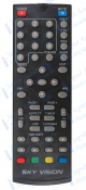 Пульт ДУ к Sky Vision T2401 IP TV для цифровой приставки ресивера DVB-T2 *