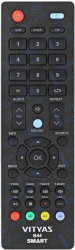 Пульт для Витязь B44 SMART для телевизора 32L501C19, 43L501C19 