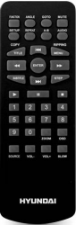 Пульт для Mystery MPS-708, Hyundai H-LCDVD906T*