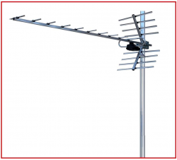 Антенна уличная МИР 19 /21-60/ для DVB-T2 (ДМВ 21-60 канал)