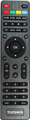 Пульт для Telefunken TF-LED32S37T2, TF-LED42S37T2, TF-LED42S39T2S, YASIN HD DVB T2 D-2000