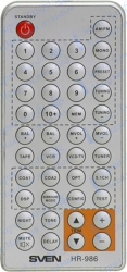 Пульт для Sven HR-986 для AV ресивера *