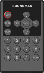 Пульт для Soundmax SM-LCD707, Soundmax SM-LCD712, SM-LCD912