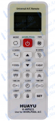 Whirlpool K-WP633 универсальный пульт для кондиционеров
