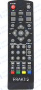 Пульт для Praktis-168 для цифровой приставки ресивера DVB-T2 1201