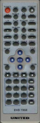 Пульт для United DVD-7058 