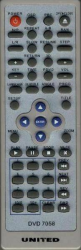 Пульт для United DVD-7058 
