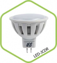 ЛАМПА СВЕТОДИОДНАЯ LED-JCDR 7.5 вт. аналог галогенной лампы для точечных светильников JCDR JU5,3 60вт.