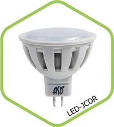 ЛАМПА СВЕТОДИОДНАЯ LED-JCDR 7.5 вт. аналог галогенной лампы для точечных светильников JCDR JU5,3 60вт.