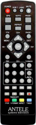 Пульт для Antele AN 104 HD, AN 114 HD PRO, AN 124HD PRO, AN 134 PREMIUM