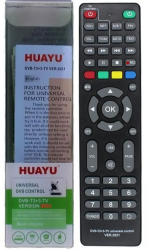 Huayu DVB-T2+3-TV universal control VER.2021 универсальный пульт для цифровых приставок, ресиверов DVB-T2