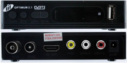 Цифровой ресивер (приставка) DVB-T2 LIT OPTIMUM 2.1
