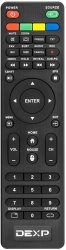 Пульт для Dexp H32D8000Q, H32D8100Q, H39D8000Q, F40E8000Q, F43D8000Q пульт для телевизора