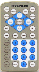 Пульт для Hyundai H-LCDVD703 *