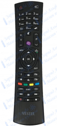 Пульт для Vestel RCA4891-RC5-VES, 30091795 для телевизора 55UD9400 *