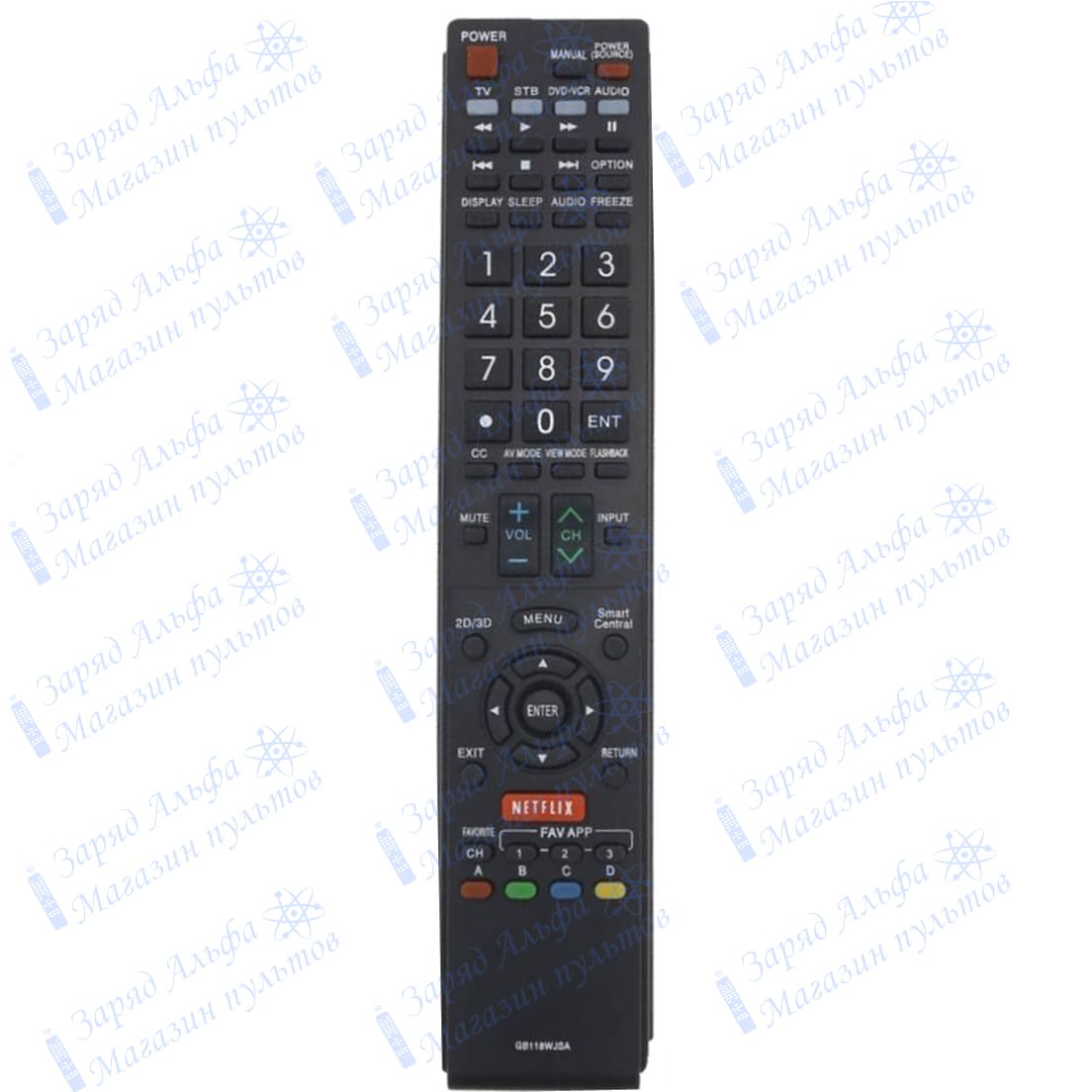 Sharp GB118WJSA, GB005WJSA пульт к телевизору LC-60LE745U, LC-60LE847U