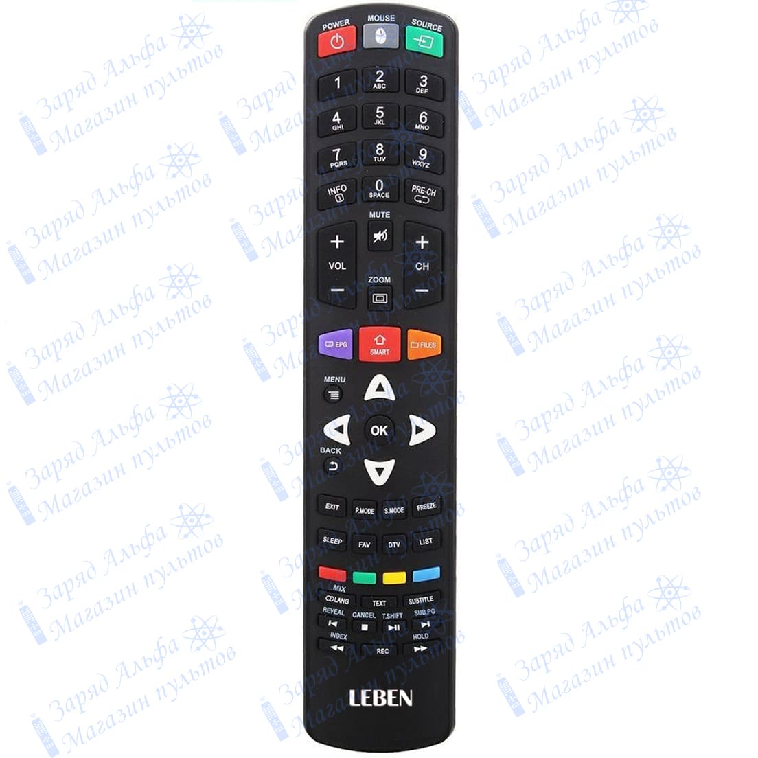 Пульт к Leben HY-1330 для телевизора LE-LED50FS282T2, LE-LED50US282TS2