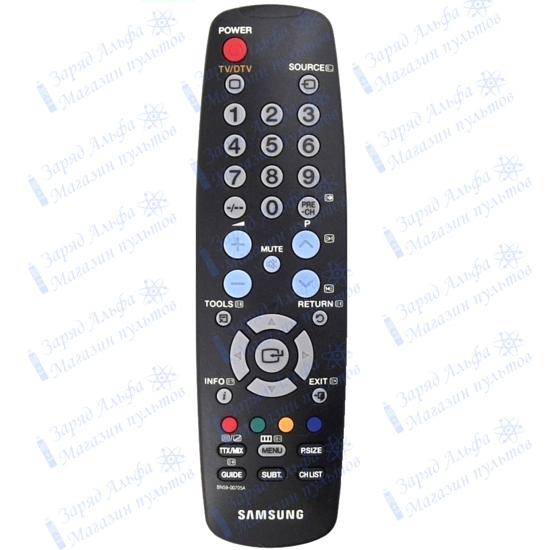 Samsung BN59-00705A, BN59-00705B пульт к телевизору LE-22A457C1D, LE-37A336J1D, LE-26A336J1D, LE-40A33