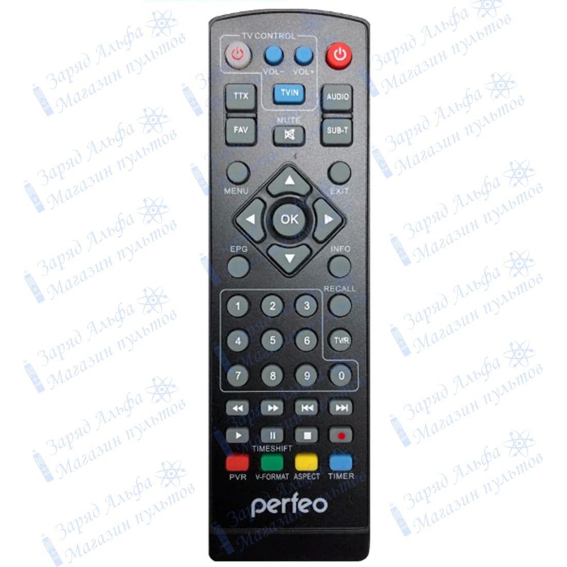 Пульт для цифровой приставки ресивера DVB-T2 Perfeo Combi PF_A4351