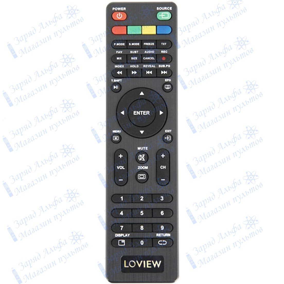 Loview L24H401T2C пульт к телевизору L32H401T2C, L39H401T2C