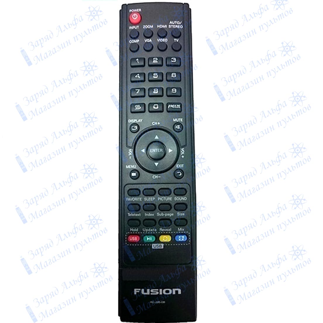 Пульт к Fusion RC-J35-OB для телевизоров FLTV-19W8, FLTV-22W8
