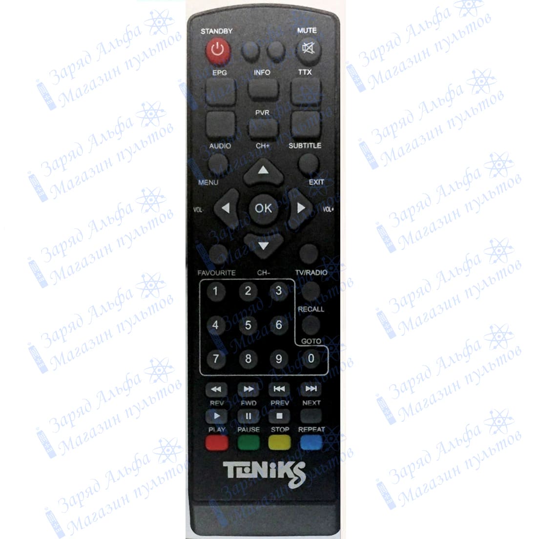 Пульт к Teniks COMBO для цифровой приставки ресивера DVB-T2
