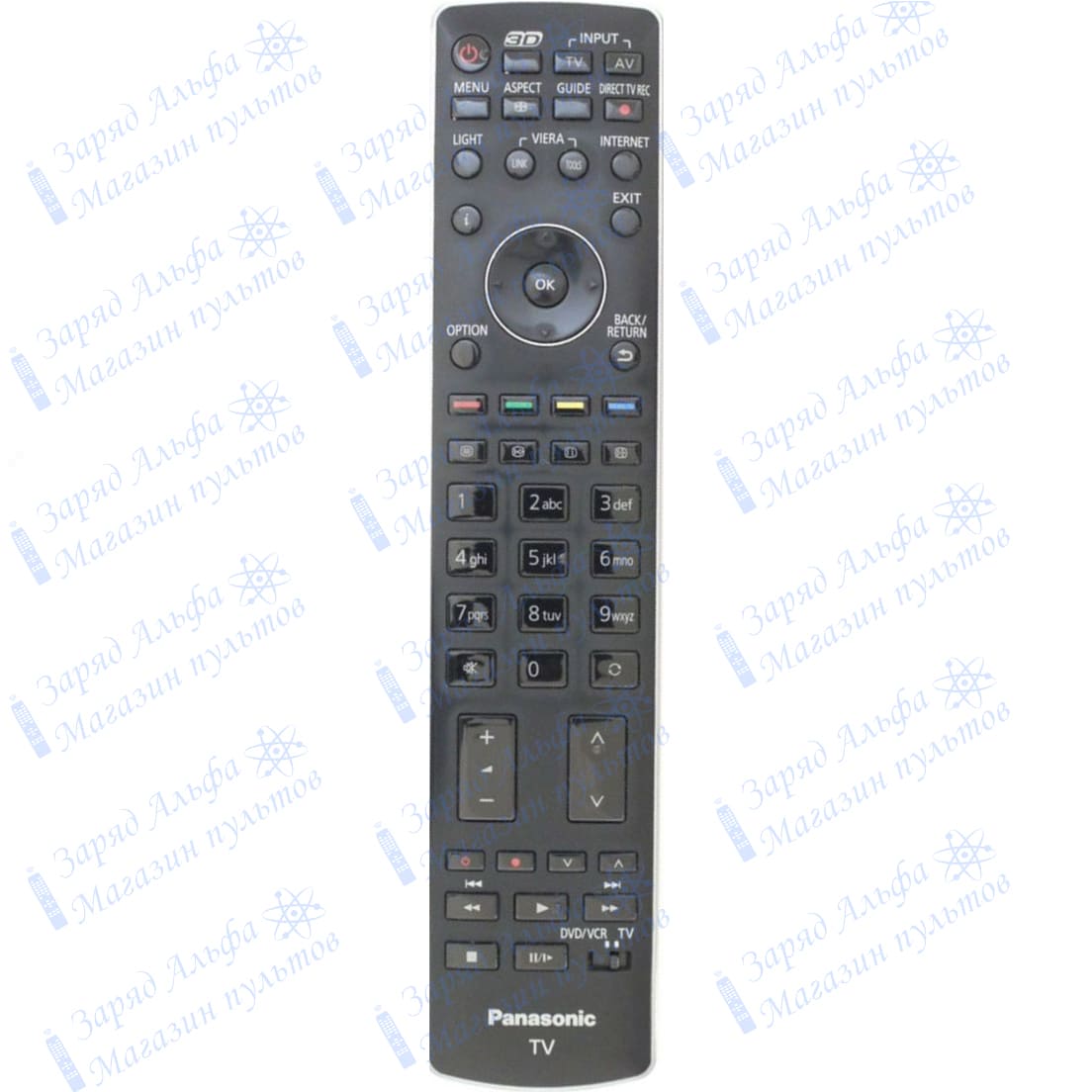 Panasonic N2QAYB000593 пульт к телевизору TX-P42VT30, TX-P50VT30