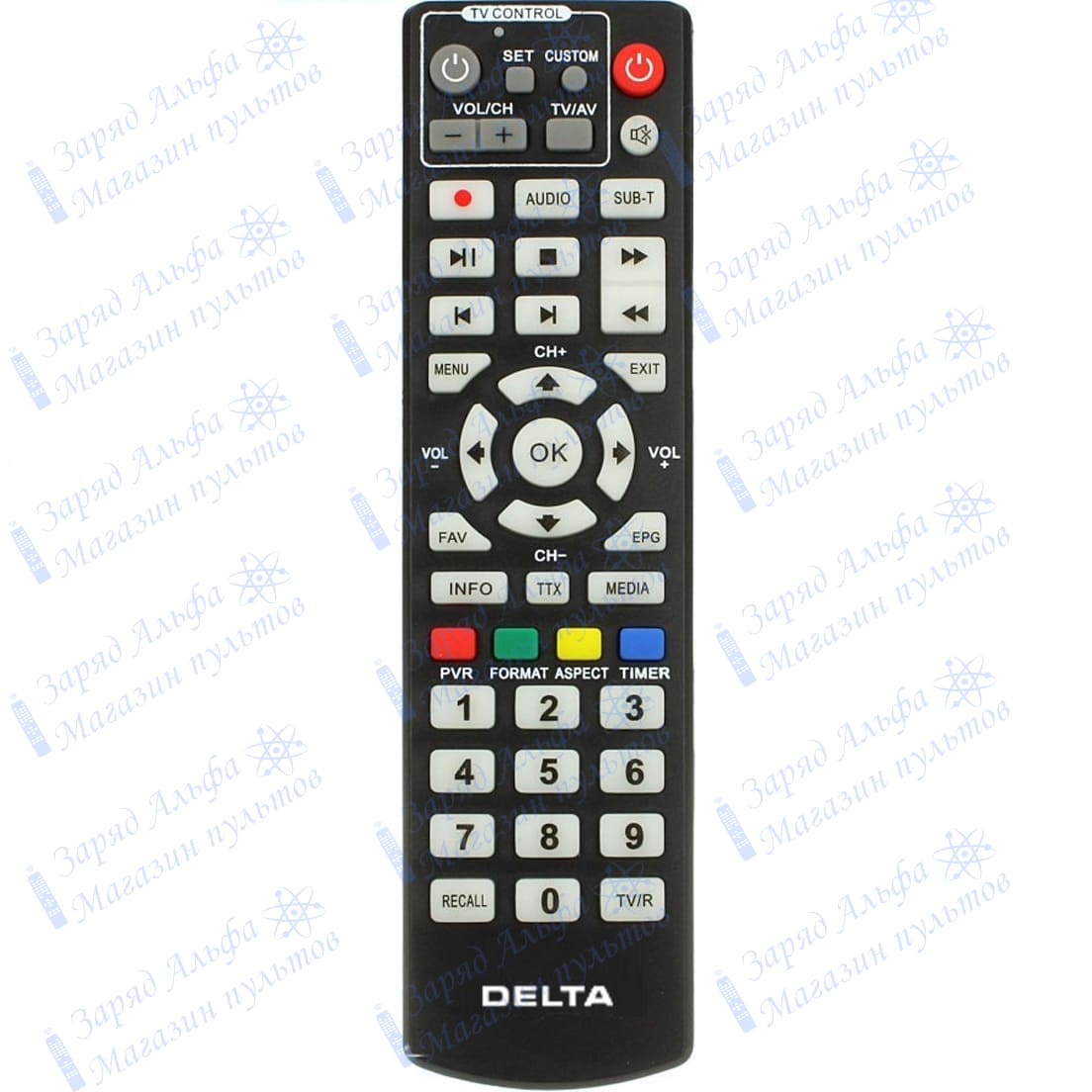 Пульт к Delta T777 для цифровой приставки ресивера DVB-T2
