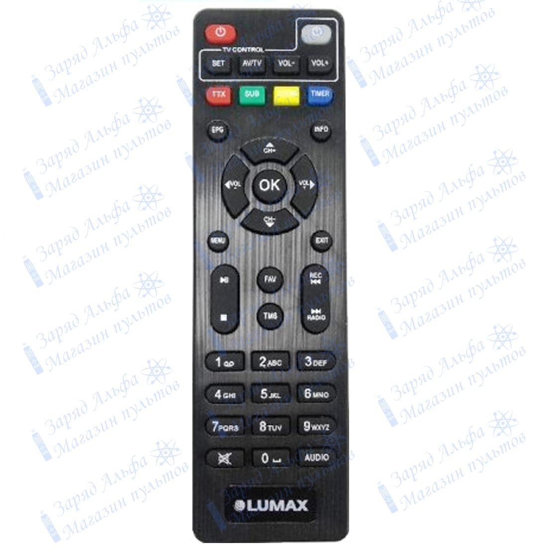 Пульт к Lumax v.1 для цифровой приставки ресивера DVB-T2 