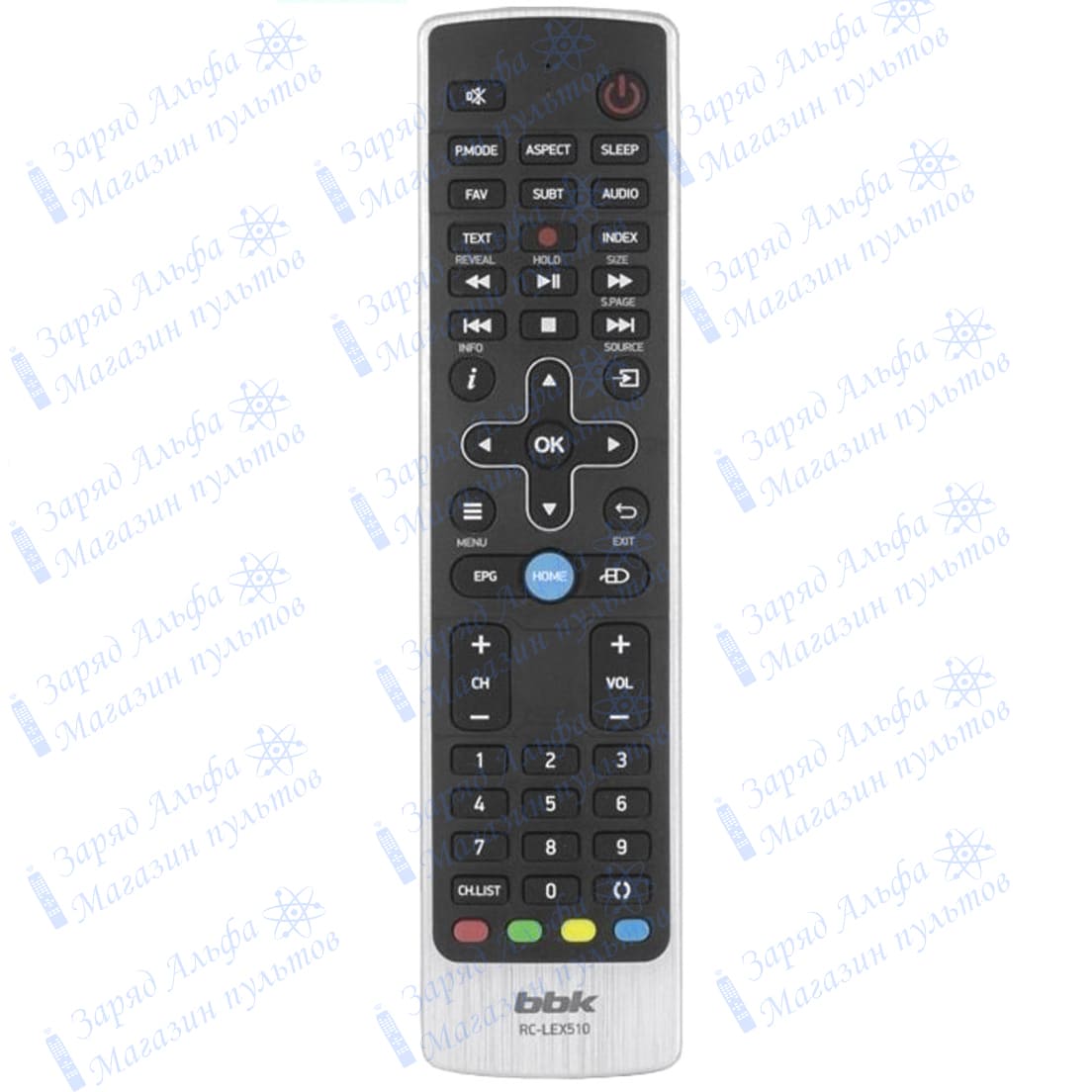 Пульт к BBK RC-LEX510 для телевизора 32LEX-7127/TS2C, 39LEX-7127/TS2C
