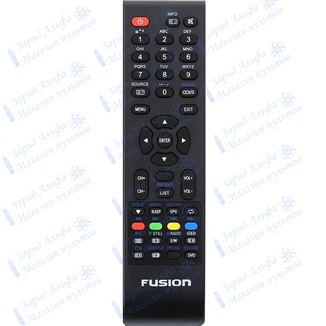 Fusion FLTV-42K11 пульт к телевизору 