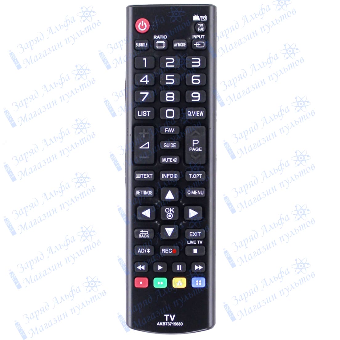 Пульт к LG AKB73715680 для телевизора LG 43LF5100, 49LF5100, 49LF5500, 55LF5500