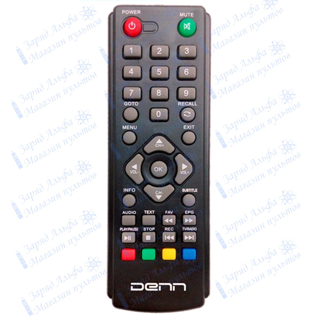 Пульт к DENN DDT150 для цифровой приставки ресивера DVB-T2