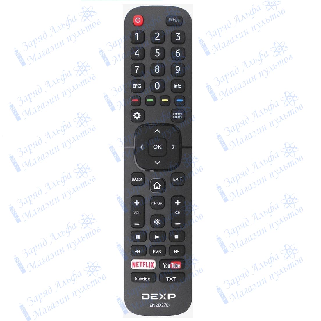 Пульт к DEXP EN2D27D для телевизора U43D9000H, U49D9000H