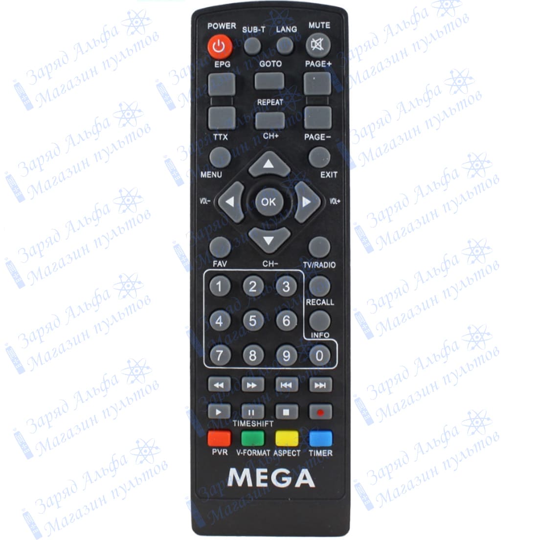 Пульт к Mega HD-888 для цифровой приставки ресивера DVB-T2