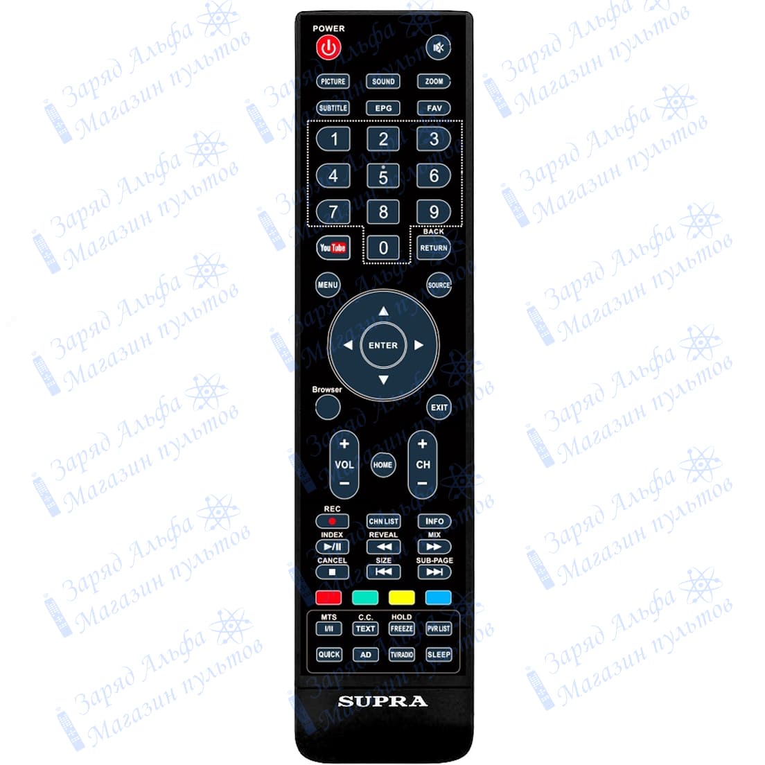 Приобрести Supra 36GPD5 YOUTUBE пульт к телевизору STV-LC43ST900UL,  STV-LC55ST900UL