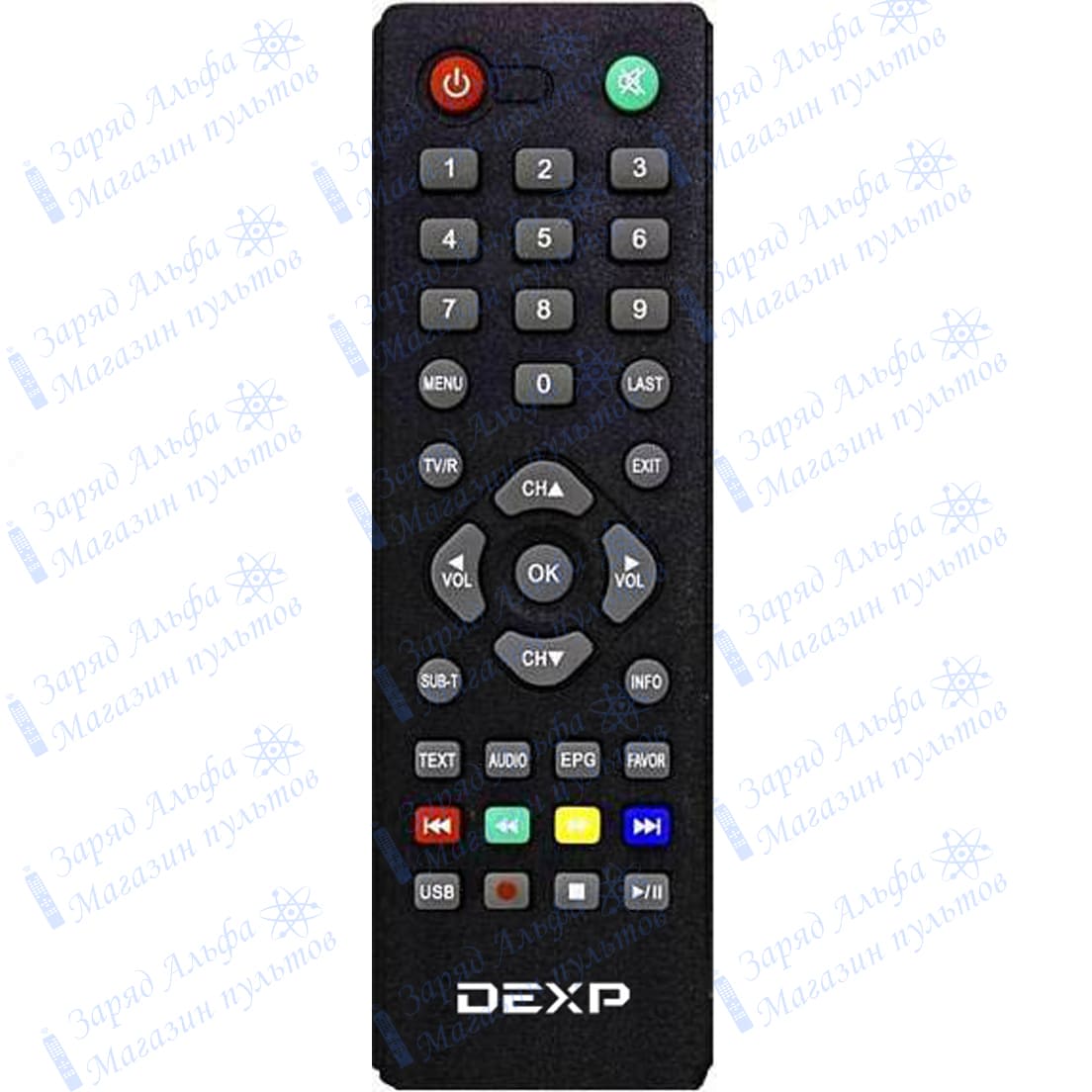 Приобрести пульт DEXP HD 2551P для цифровой приставки DVB-T2