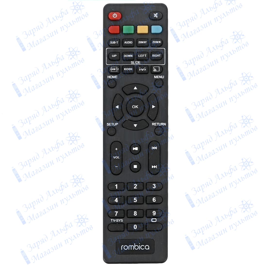 Пульт для Smart TV приставки, android TV Box медиаплеера с DVB-T2 Rombica Smart T2 v01