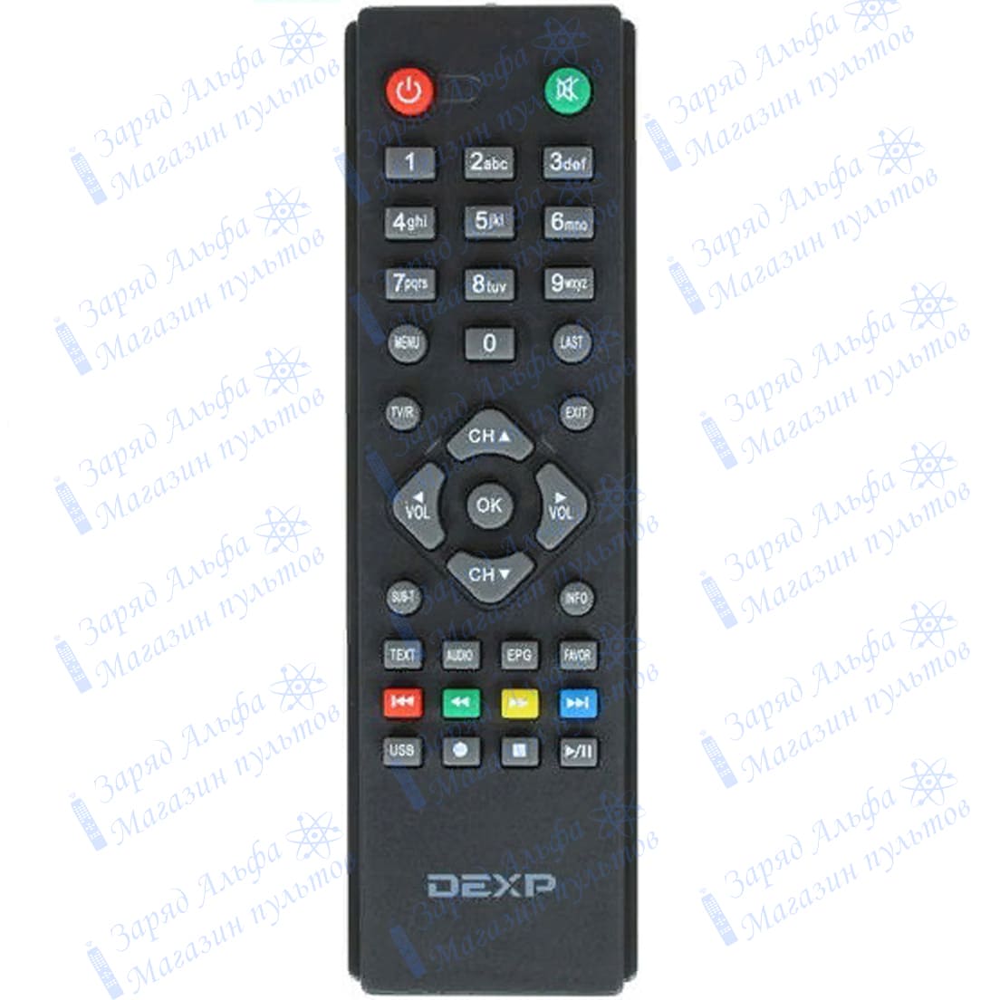 Пульт к Dexp HD 2552P для цифровой приставки ресивера DVB-T2