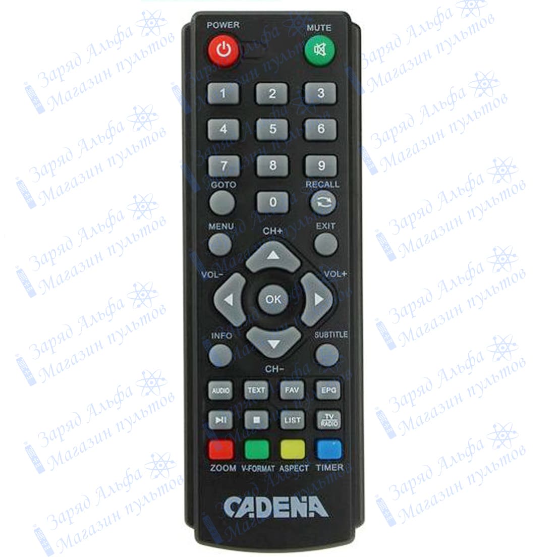 Пульт к Cadena CDT-100 для цифровой приставки ресивера DVB-T2