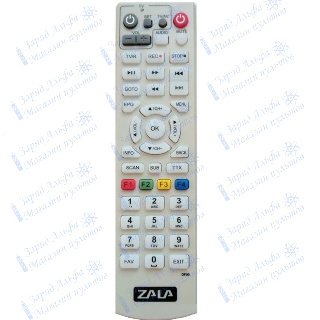 Zala DF00 пульт к приставке DVB-T2