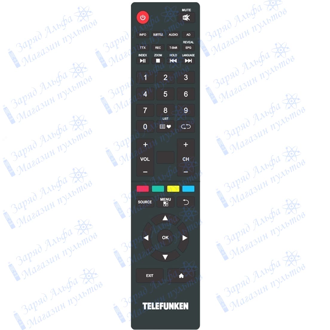 Telefunken TF-LED65S75T2SU пульт к телевизору