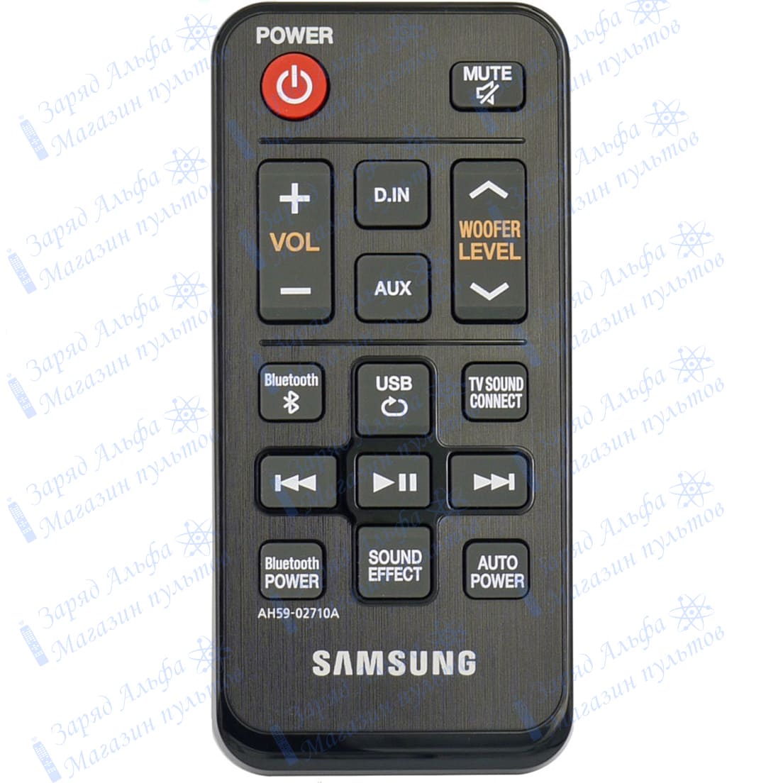 Пульт к Samsung AH59-02710A, AH59-02710B для звуковой панели (саундбара) HW-J250, HW-JM25